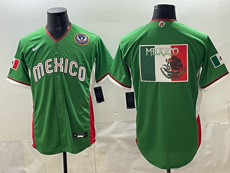 Men 2026 World Cub USA blank green Nike MLB Jersey 0011